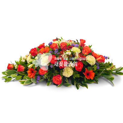 장미꽃사방화